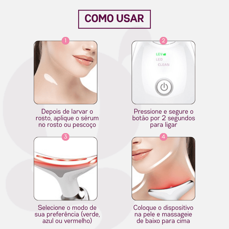 Comglow Skin • Massageador Facial