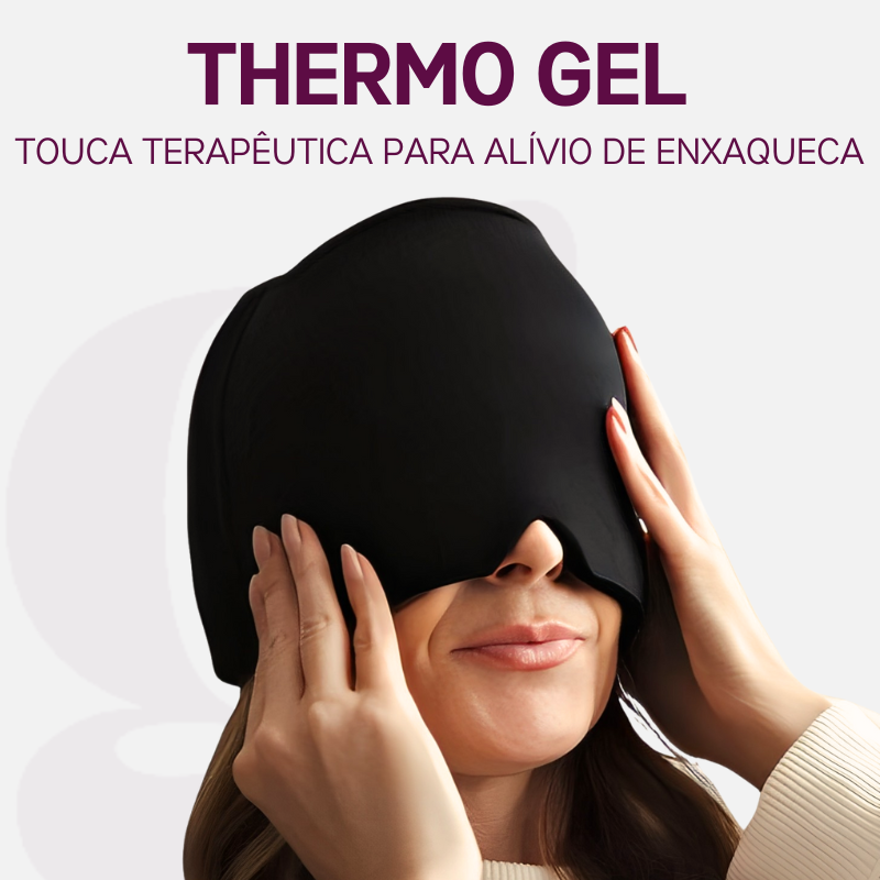 Thermo Gel - Touca terapêutica para alívio de enxaqueca