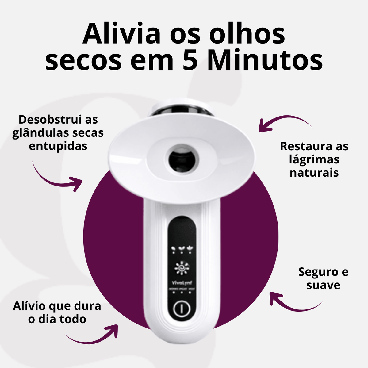 EyeZen™ - Terapia com vapor para os olhos