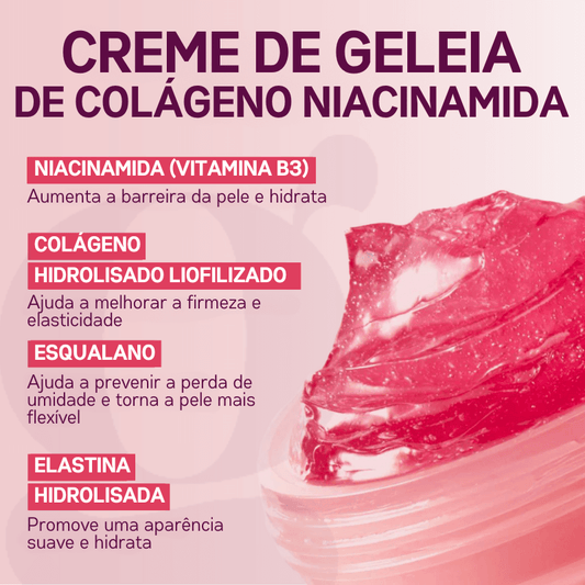 Jelly Cream - Creme de Geléia de Colágeno e Niacinamida