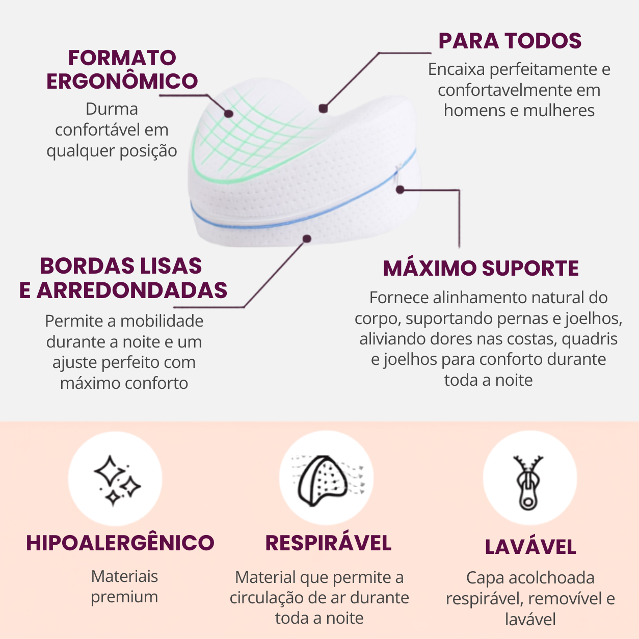 Travesseiro Ortopédico Ergosono